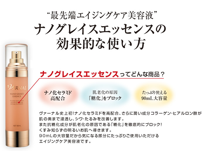 ナノグレイスの効果的な使い方