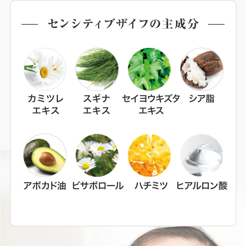 センシティブザイフの主成分