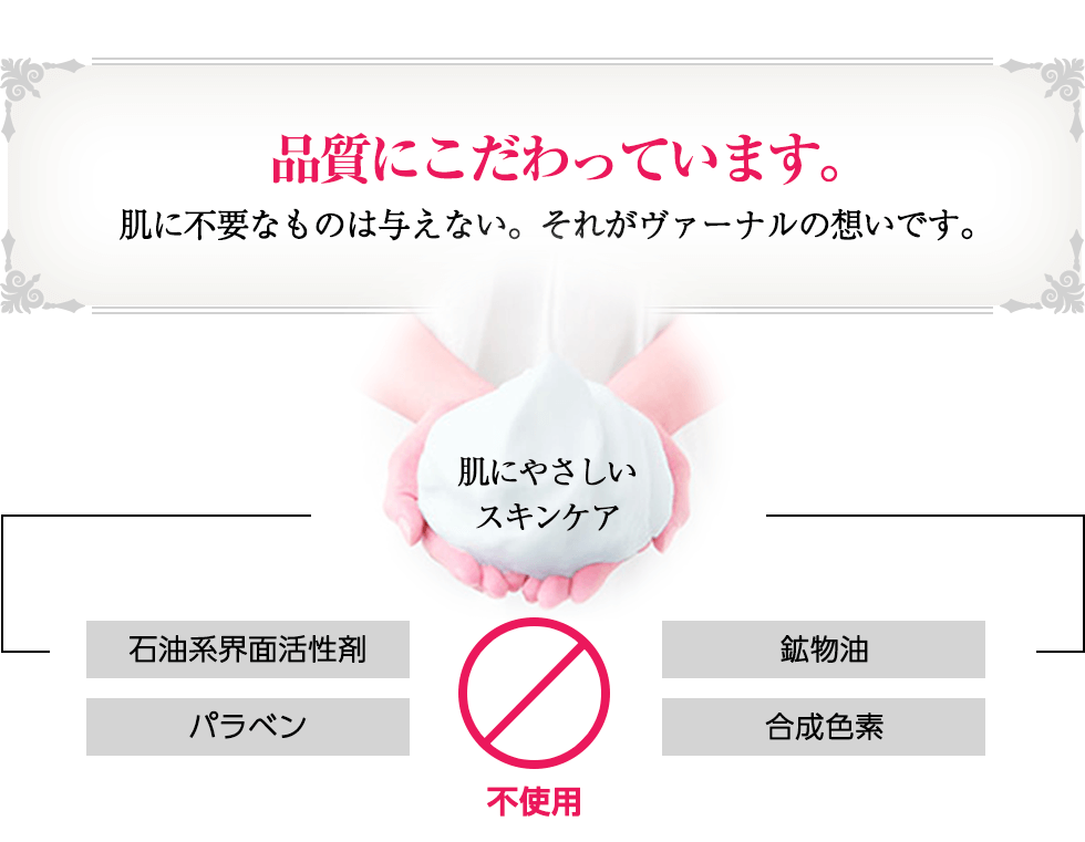 品質にこだわっています